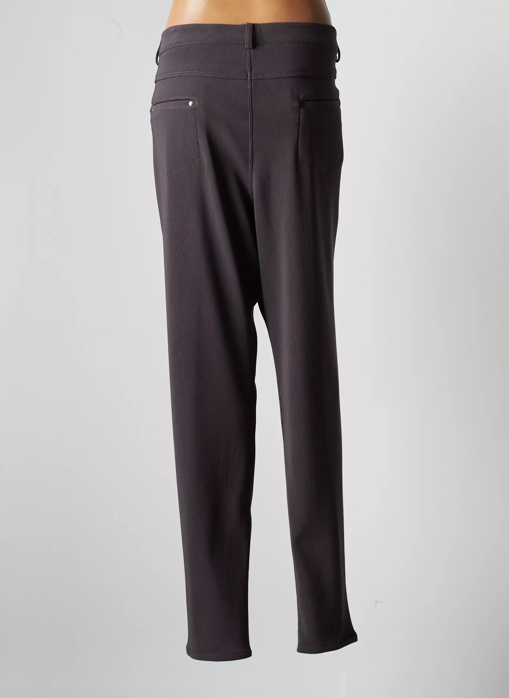 Christian Marry Pantalons Droits Femme couleur gris