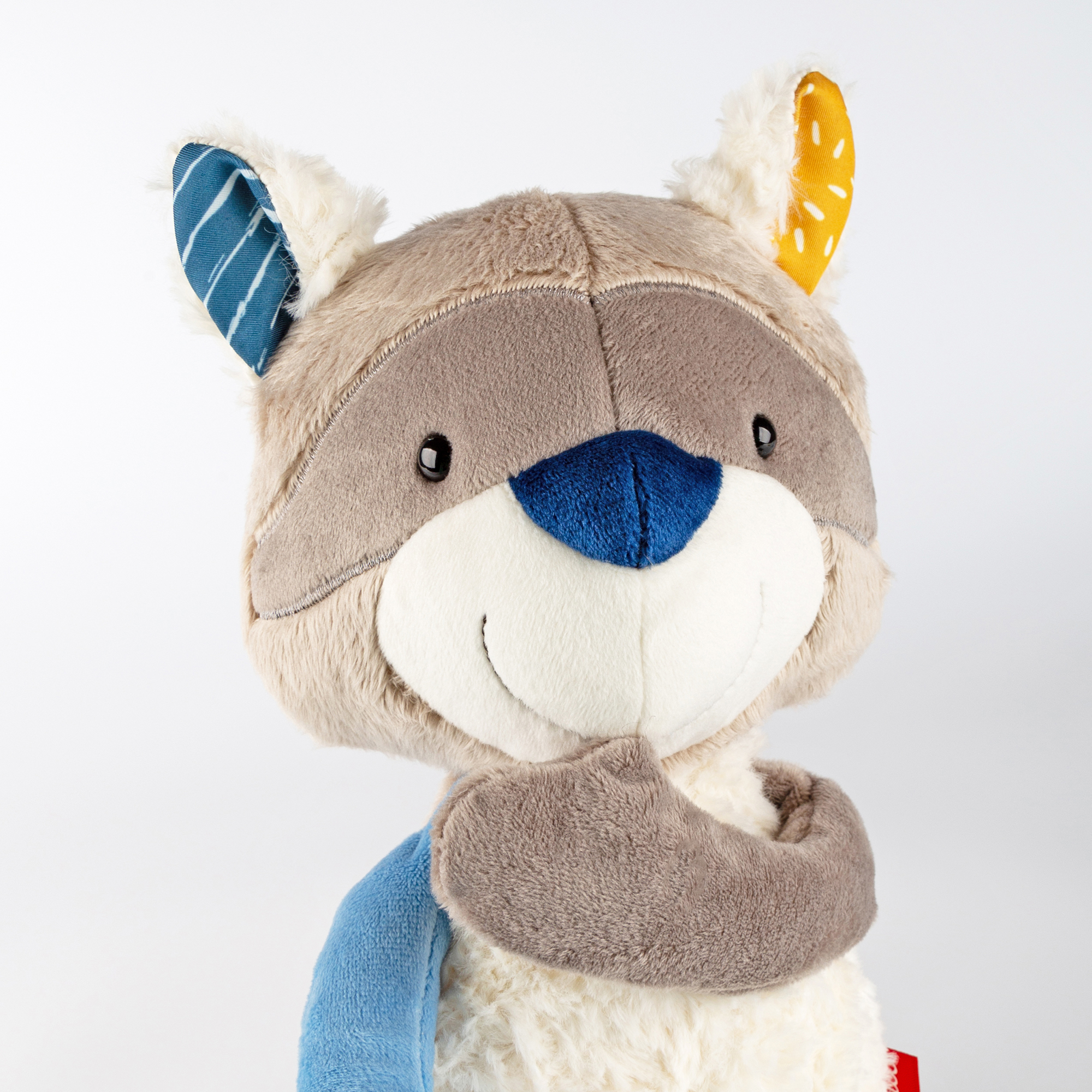 Kuscheltier Waschbär Patchwork Sweety