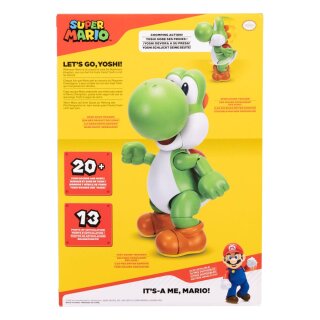 World of Nintendo Sprechende Actionfigur Let's Go! Yoshi! 36 cm