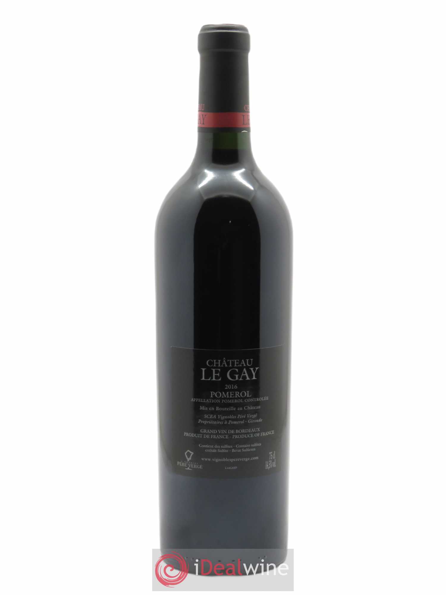 Château Le Gay (CBO à partir de 12 bts) 2016 - Lot de 1 Bouteille