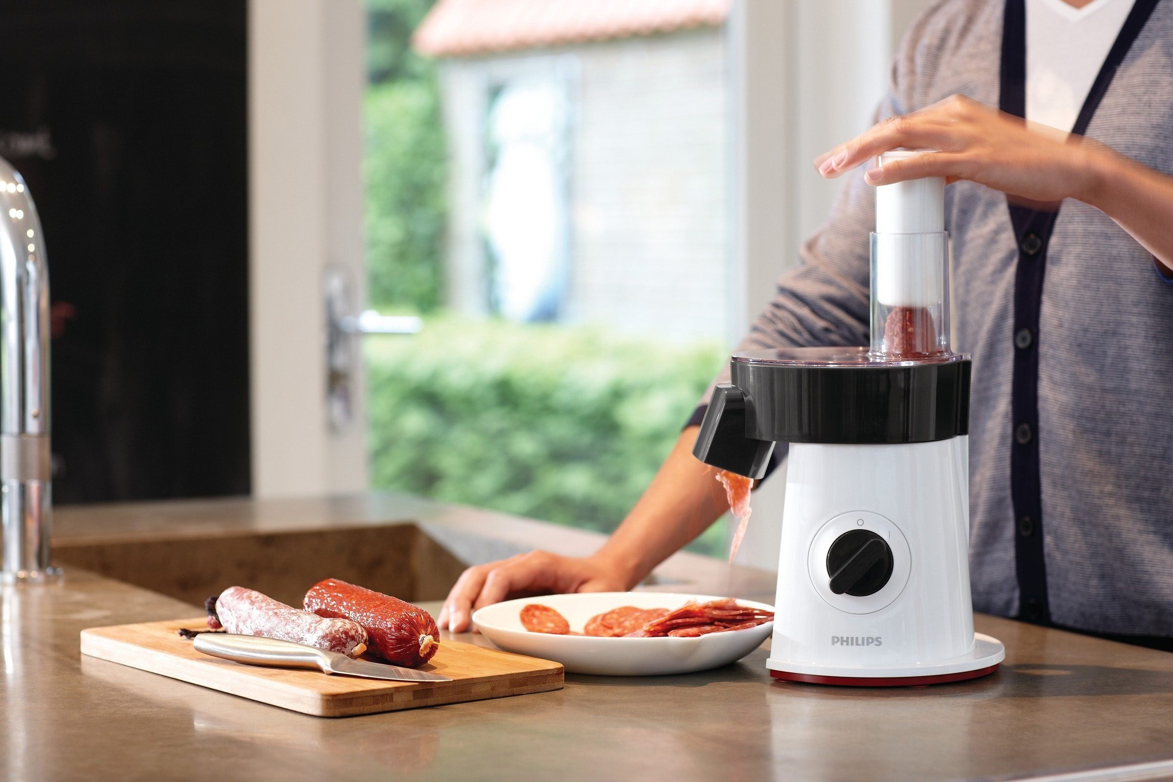Philips Zerkleinerer Viva Collection HR1388/80, 200 W, Salatzubereiter