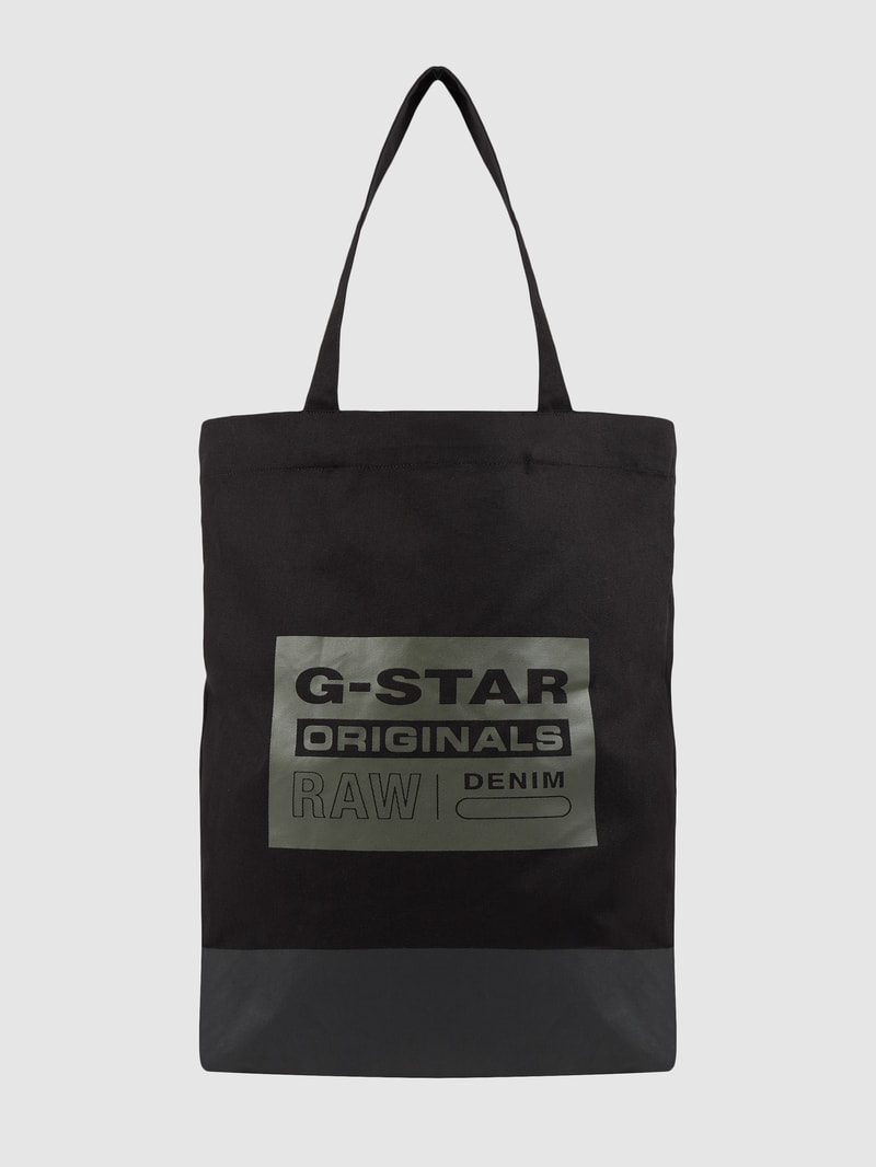 Tote Bag aus Baumwolle in schwarz