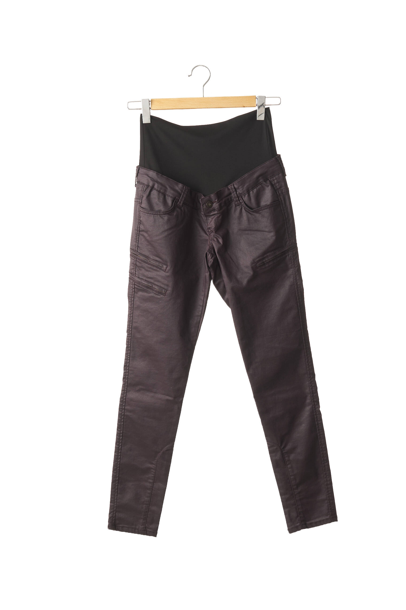 Queen Mum Pantalons Maternite Femme couleur violet