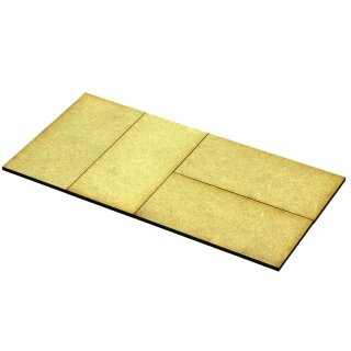 MDF Base Eckig 50x100mm (10)