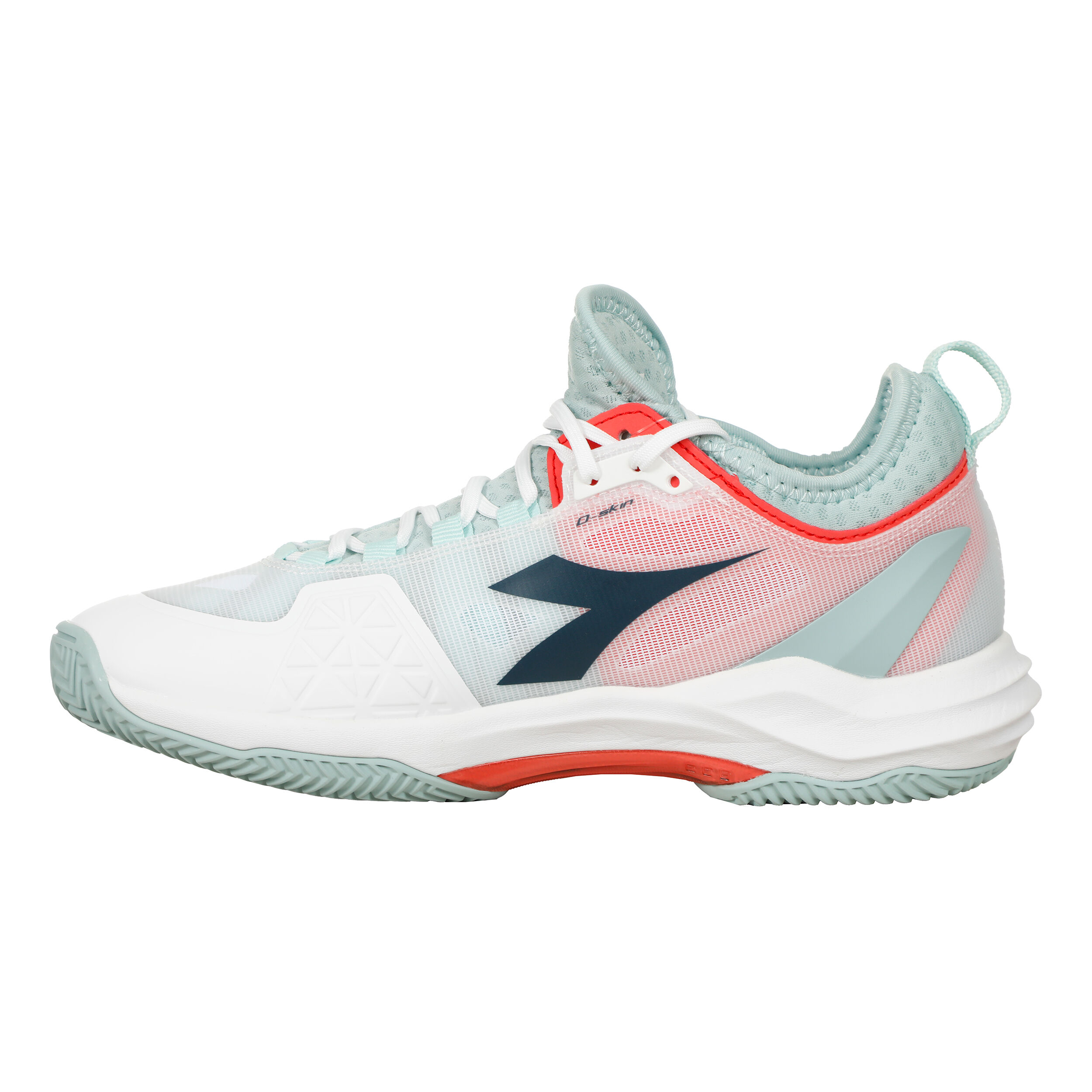 Speed Blushield Fly 4 + Sandplatzschuh Damen - Weiß, Mint