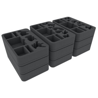** % SALE % ** Feldherr Schaumstoff-Set für Warhammer Underworlds: Nightvault - 8 Kriegerscharen + arkane Gefahren
