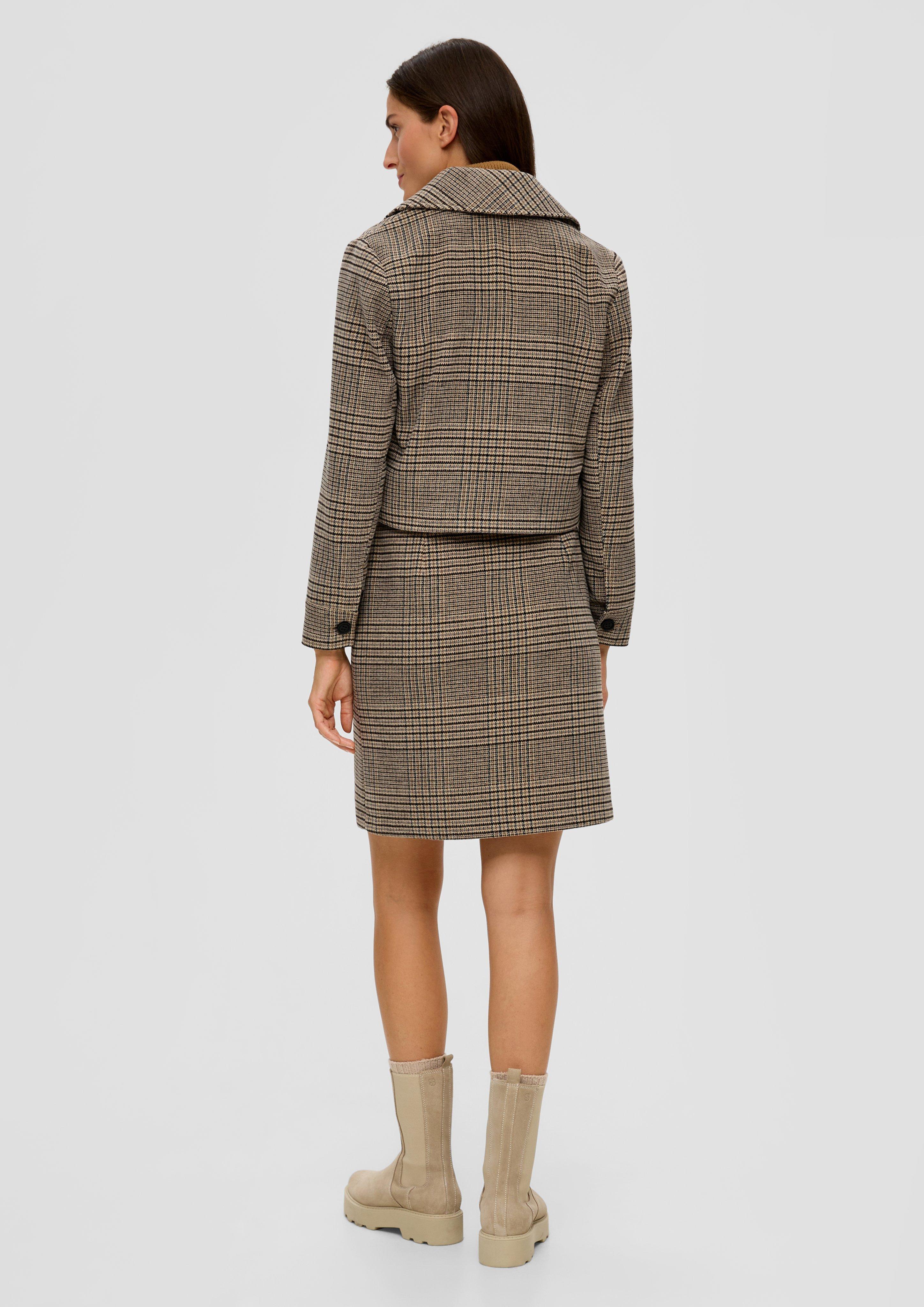 Cropped Blazer aus Wollmix  2135863-99N2