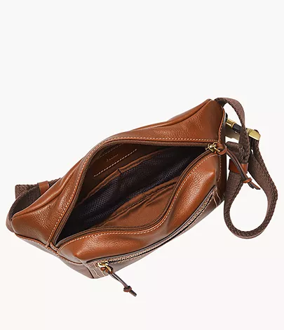 Fossil Sling Bag Fletcher Leder
