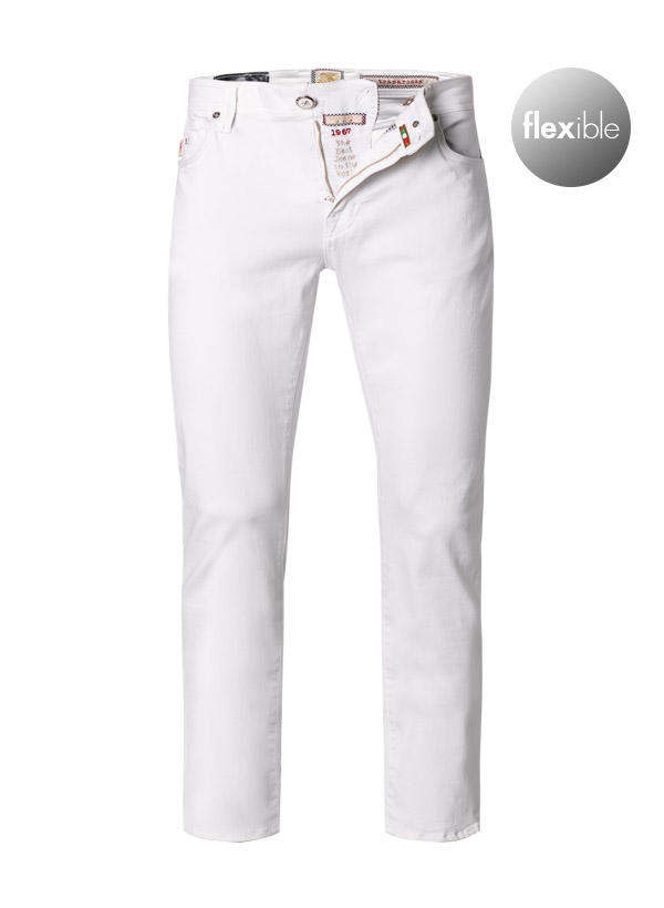 tramarossa, Jeans Leonardo, Slim Fit, Baumwoll-Stretch, weiß