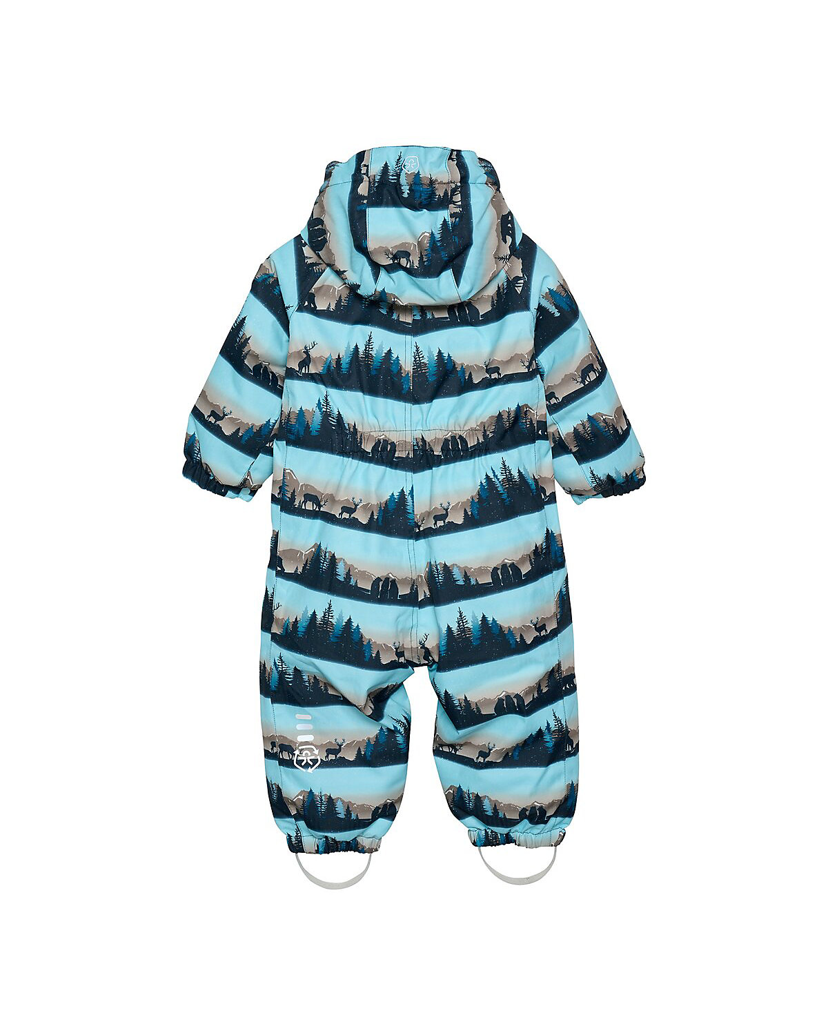 Schneeoverall mit abnehmbarer Kapuze Wald