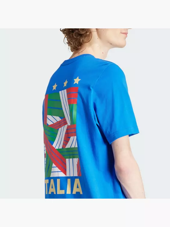 adidas Italien Fußball Fan Graphic T-Shirt