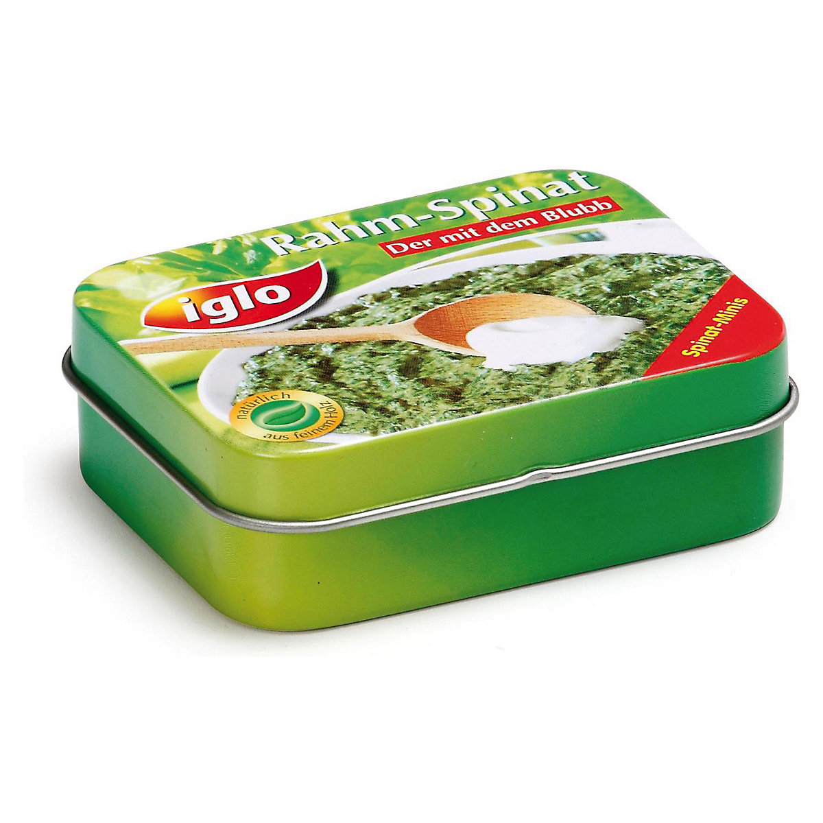 Spiellebensmittel Spinat in der Dose