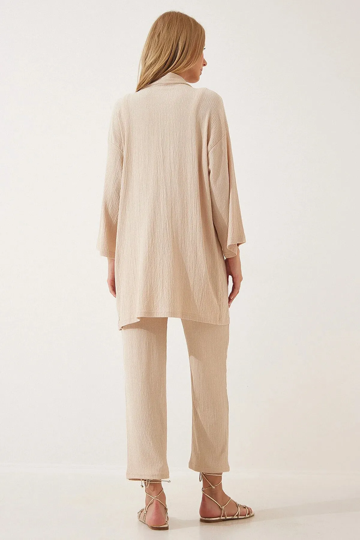 MOTTİSTORE  Bürümcük Kimono-Hosenset