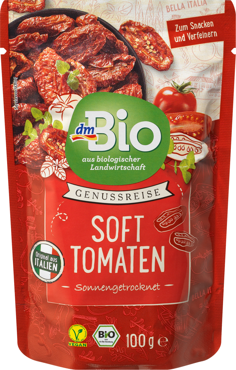 Tomaten, sonnengetrocknet, soft, 100 g
