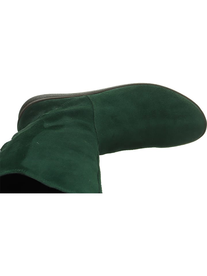 Think! Leder-Stiefel in Grün günstig kaufen