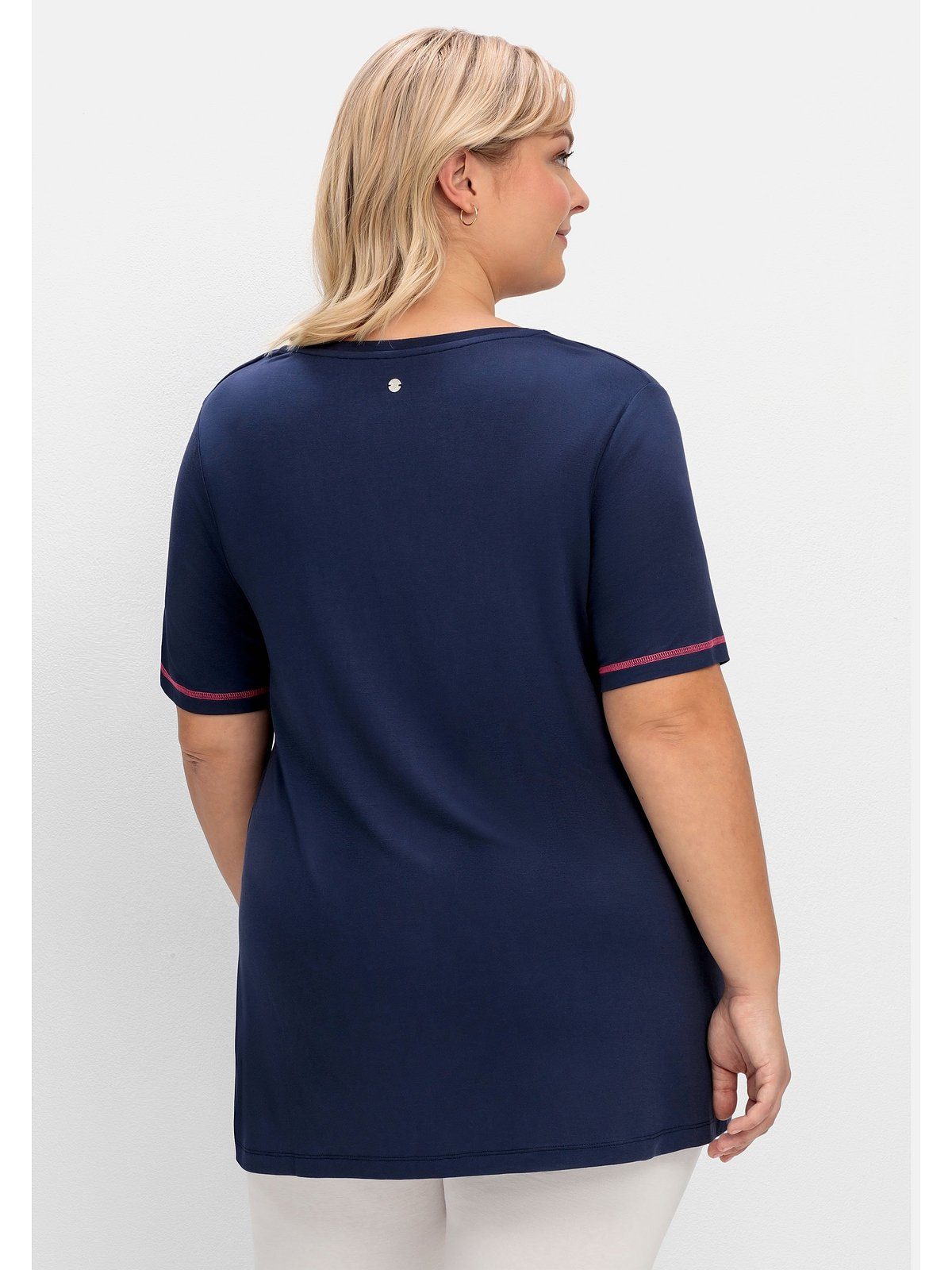Sheego Umstandsshirt Große Größen in Layer-Optik, mit Stillfunktion