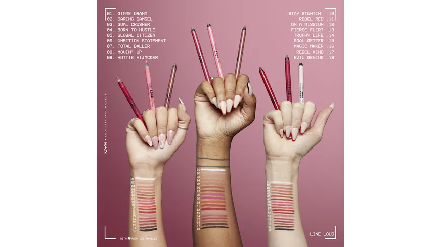 NYX PROFESSIONAL MAKEUP Line Loud Longwear Lipliner 1.2 g 15 - Goal Getter