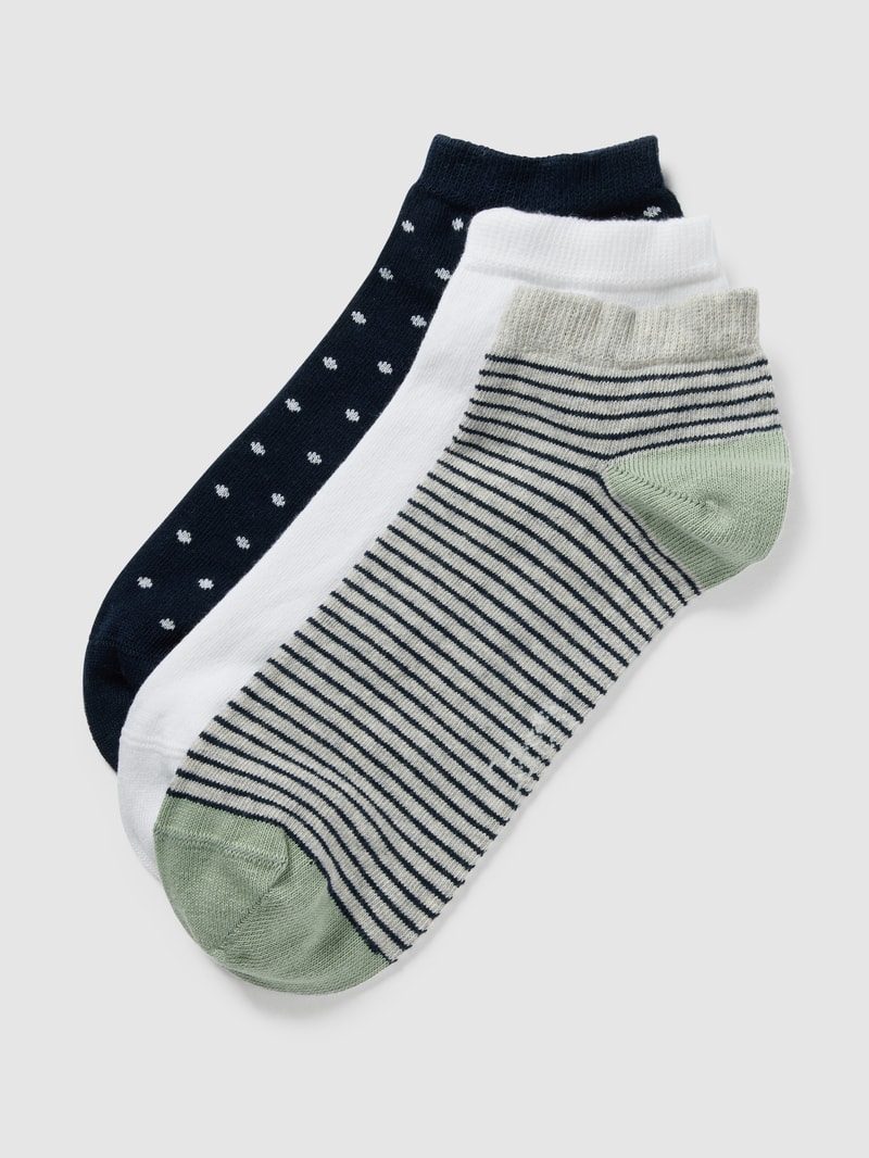 Socken mit Label-Print im 2er-Pack in marineblau