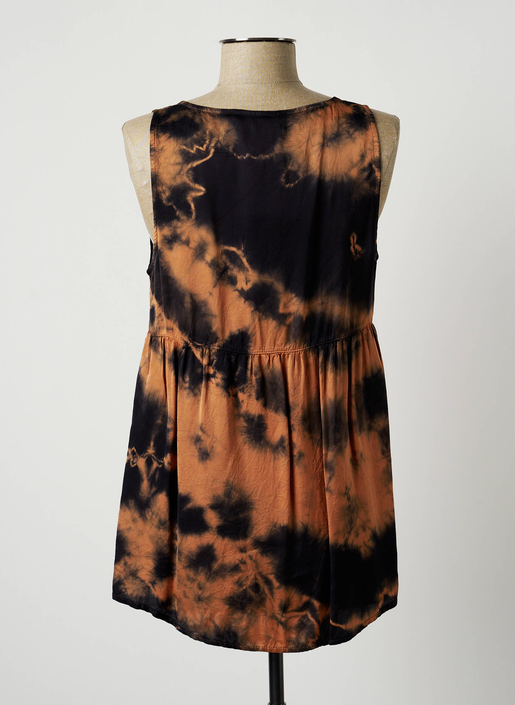 Lauren Vidal Tuniquesansmanche Femme couleur orange