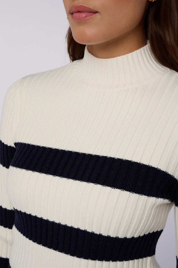 Pull Col Haut Sailor