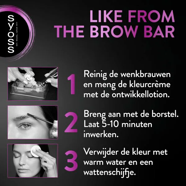 Syoss Brow Tint sötét szőke tartós szemöldökfesték
