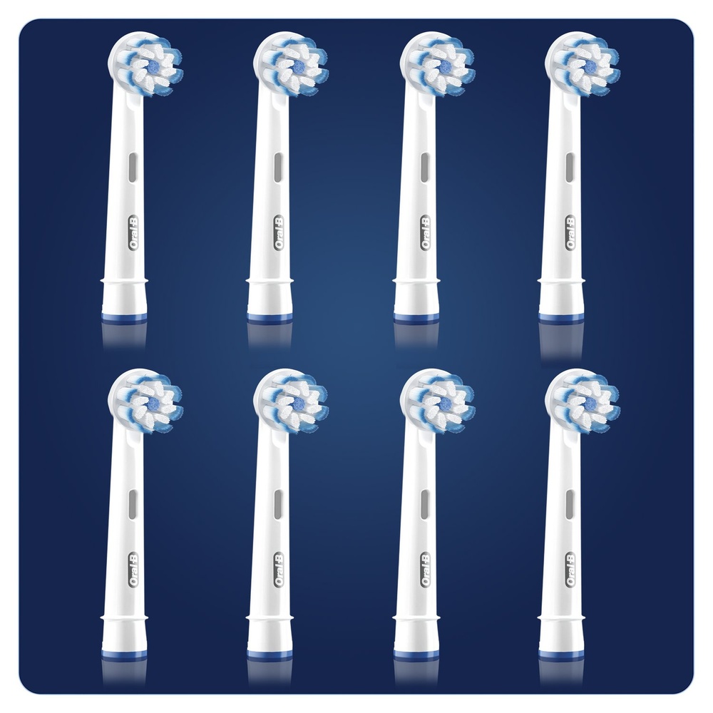 oral-b Oral-B Sensitive Clean Brossette, 8 Brossettes De Rechange