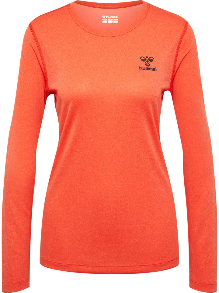Hummel Hummel T-Shirt Hmlsprint Damen in SPICY ORANGE MELANGE günstig kaufen