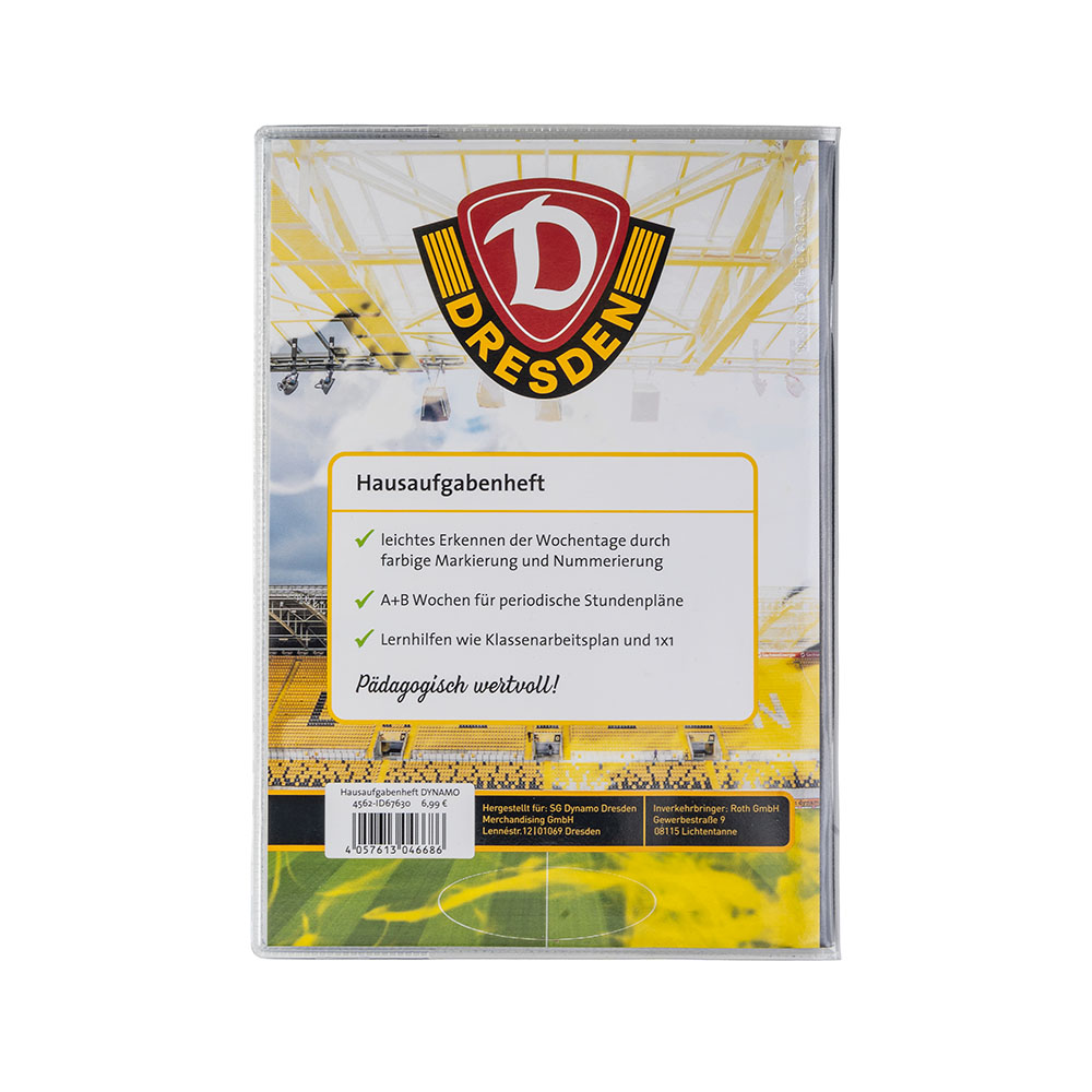 Hausaufgabenheft DYNAMO