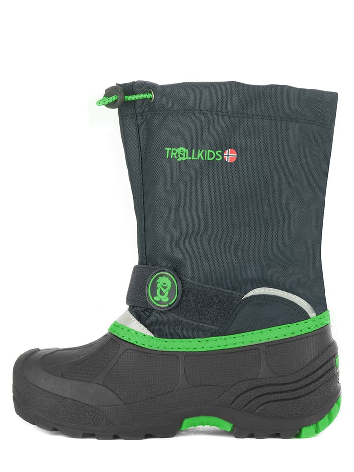 Trollkids Winterboots in Dunkelblau/ Grün günstig kaufen