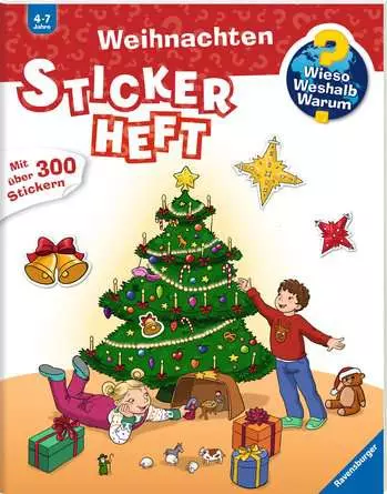 Ravensburger Wieso? Weshalb? Warum? Stickerheft: Weihnachten