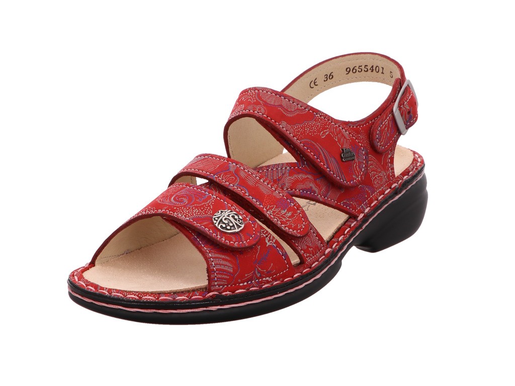 FINN COMFORT Komfort Sandalen rot