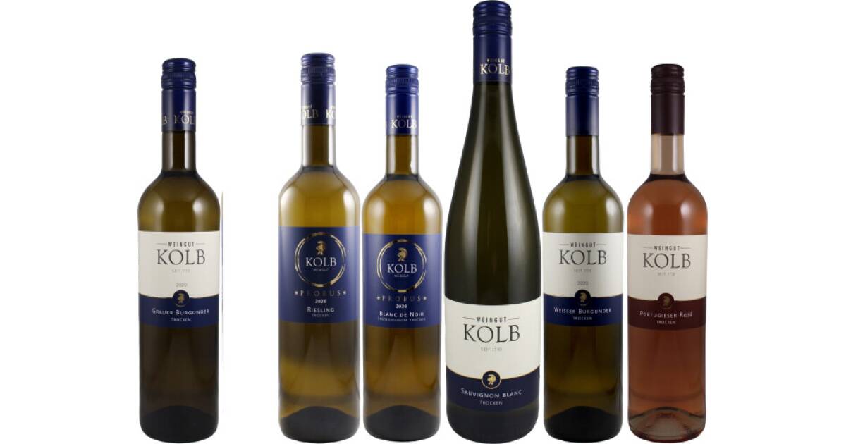 Probierpaket Weißwein - Rosé trocken von mk-Weine / Weingut Kolb günstig bei wein.de kaufen