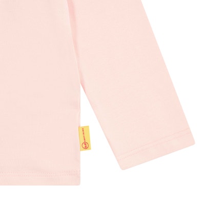 T-Shirt langarm, rosa für Mädchen