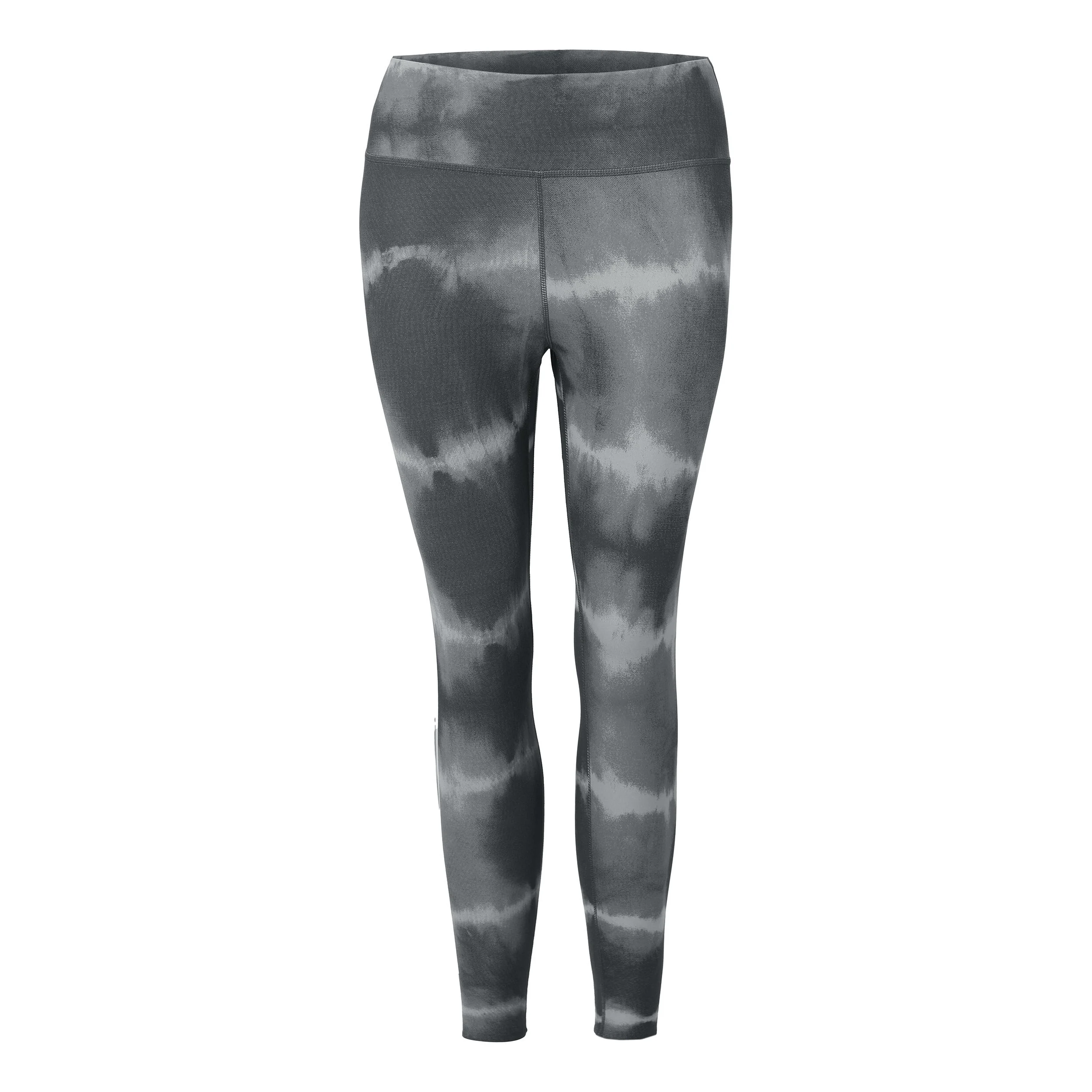 Dri-Fit One Luxe Mid-Rise All Over Print Tight Damen - Schwarz, Grau