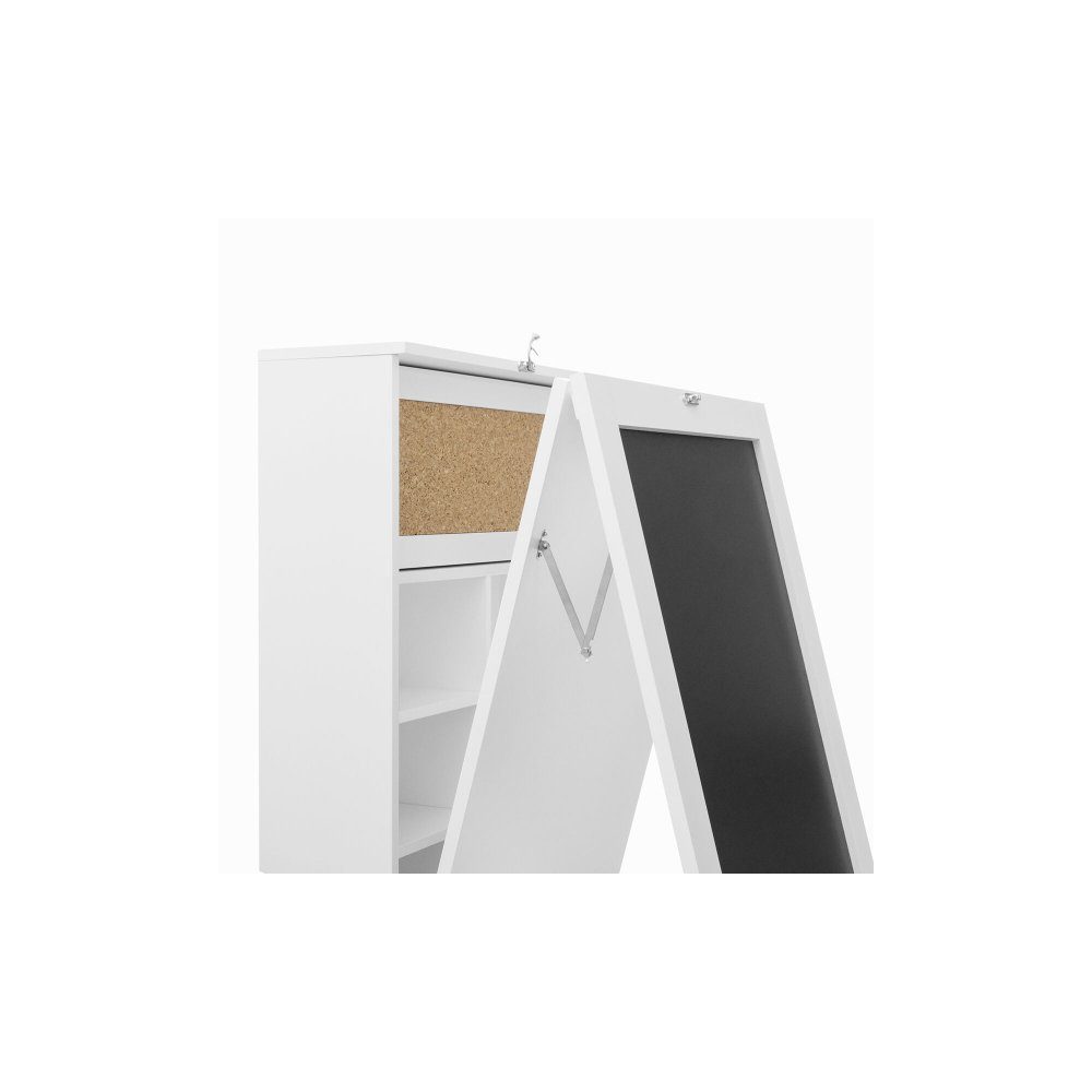 DOTMALL Klapptisch Laptoptisch Wandtisch mit Tafel Wandmontage, Memoboard