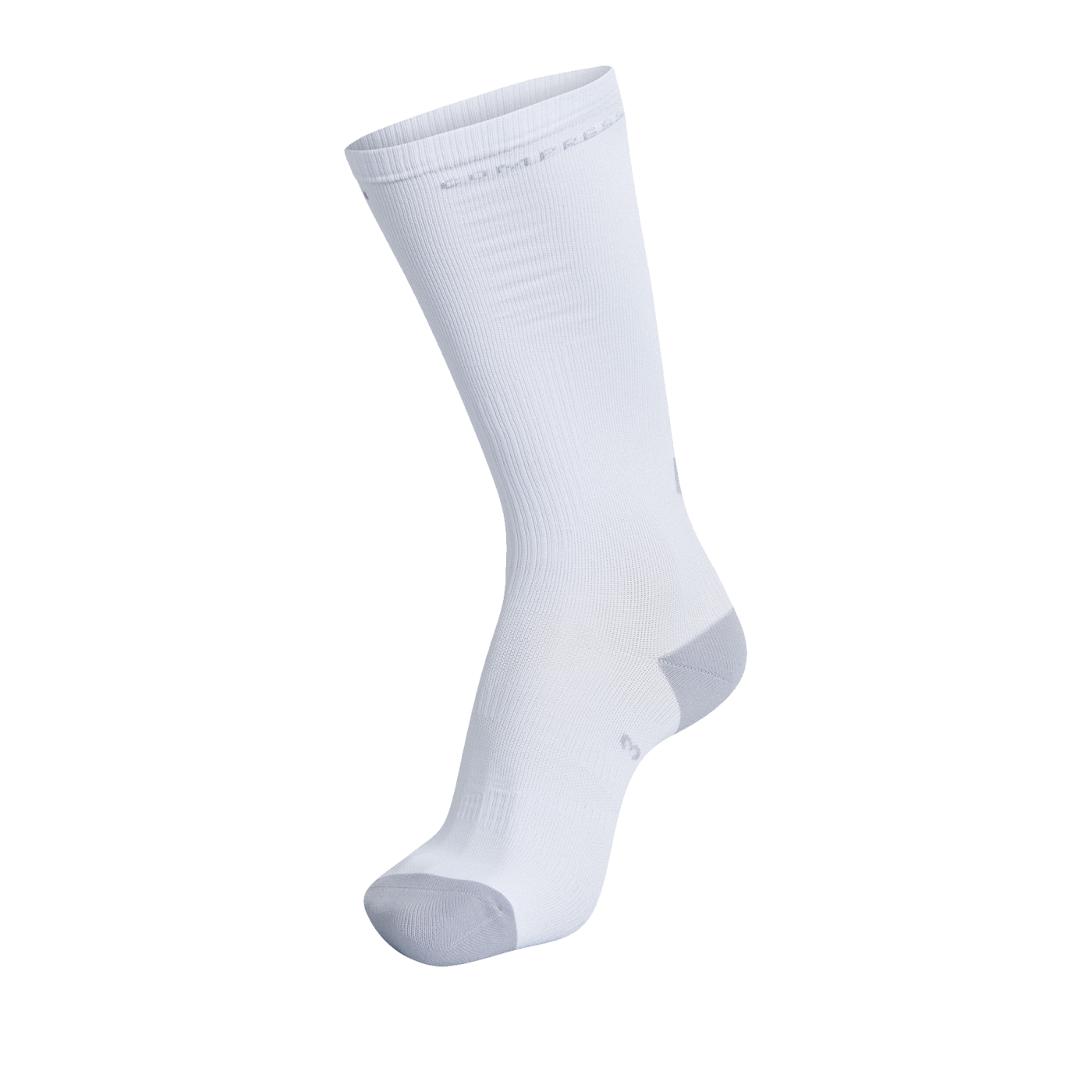 Hummel Elite Compression Sock Socken Weiss F9077