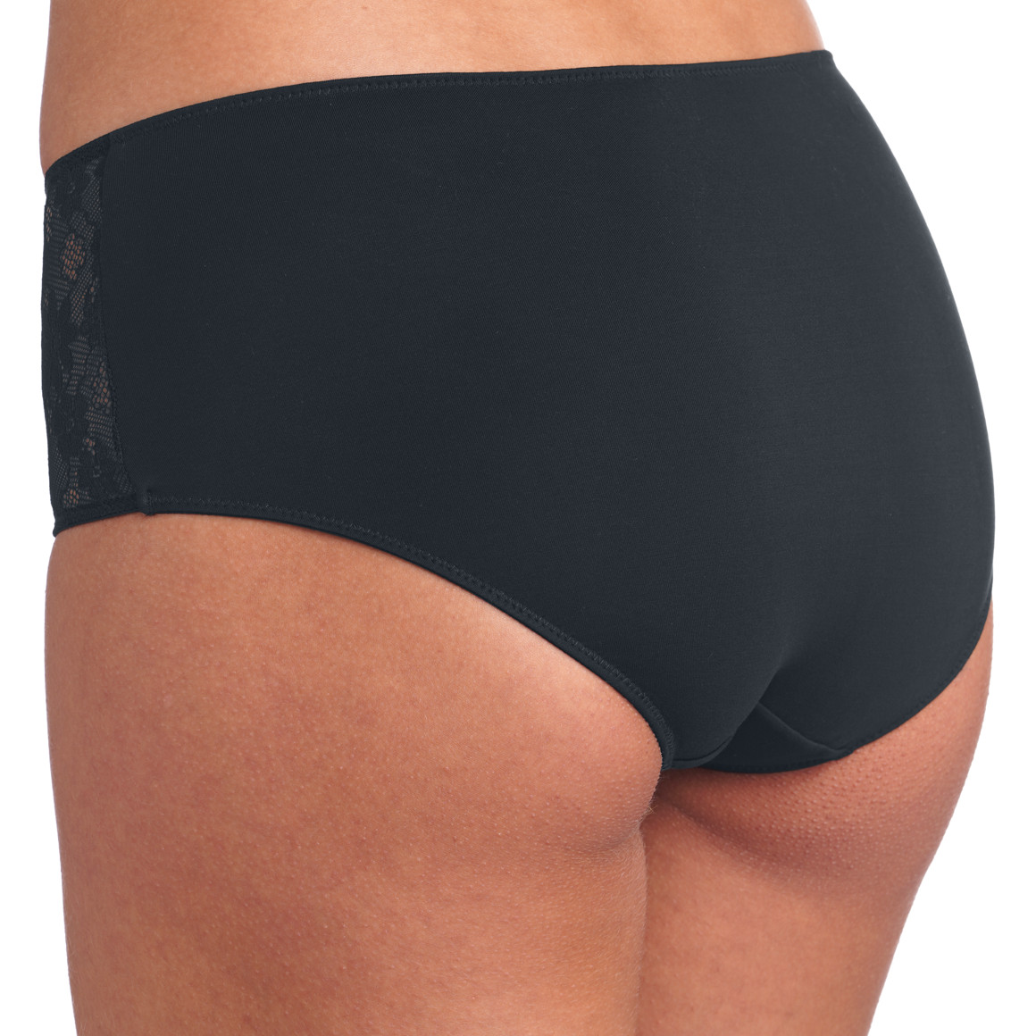 2 Damen Pantys mit Spitzeneinsatz