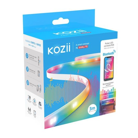 Bandă LED KOZII RGB conectată 3M