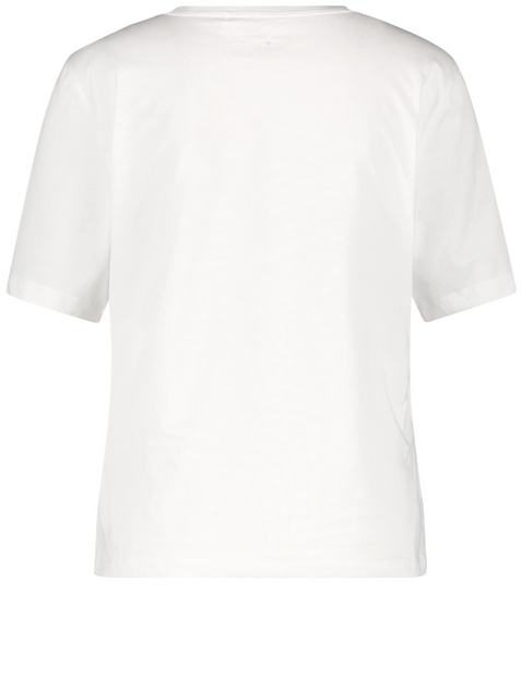 T-Shirt mit Steinchendekor