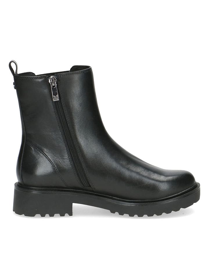 Caprice Leder-Boots in Schwarz günstig kaufen
