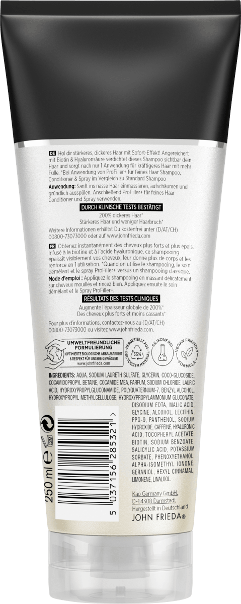 Shampoo PROfiller +, 250 ml