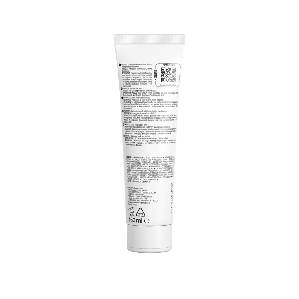 L'Oréal Professionnel Steampod Lait de lissage vapo-activé