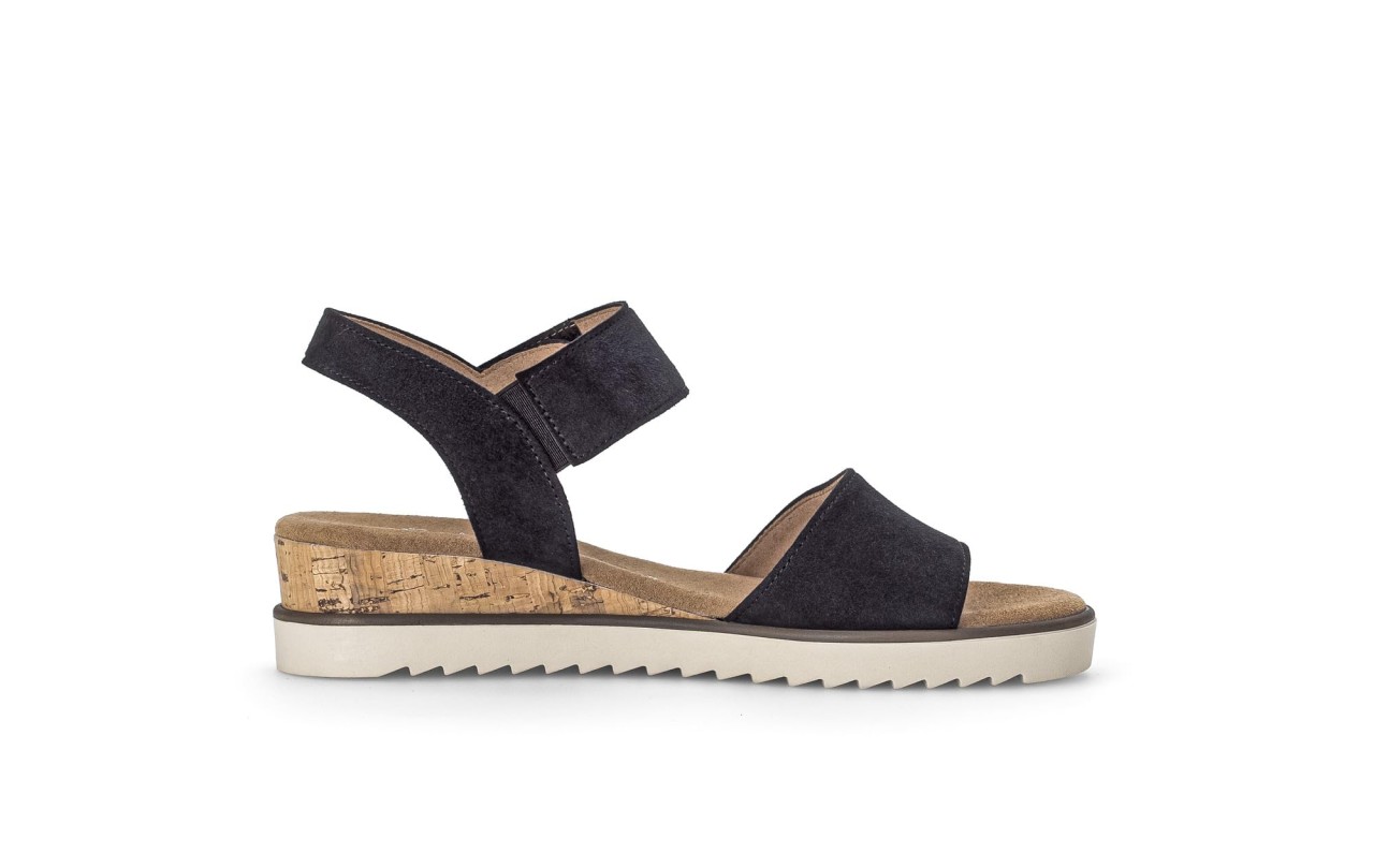 GABOR Komfort Sandalen blau Gabor Comfort Keilsandalette 42.750.36 b