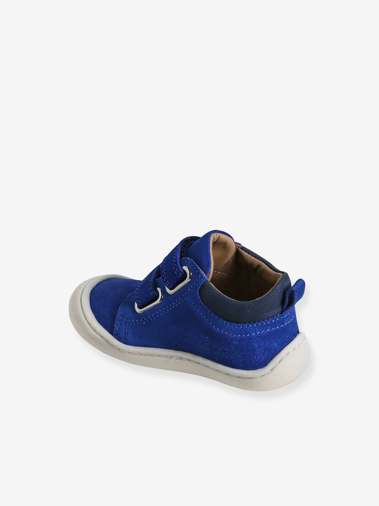 Vertbaudet Baby Lauflern-Boots mit Klett - blau