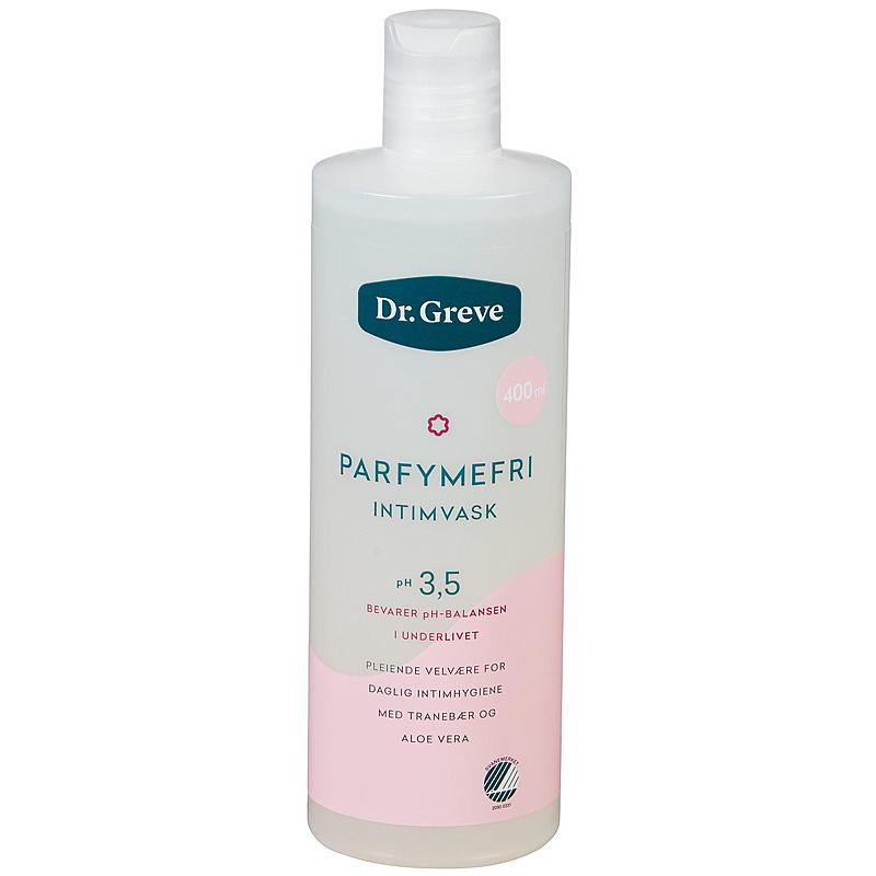 Dr Greve Intimvask 400 ml parfymefri, Dr Greve