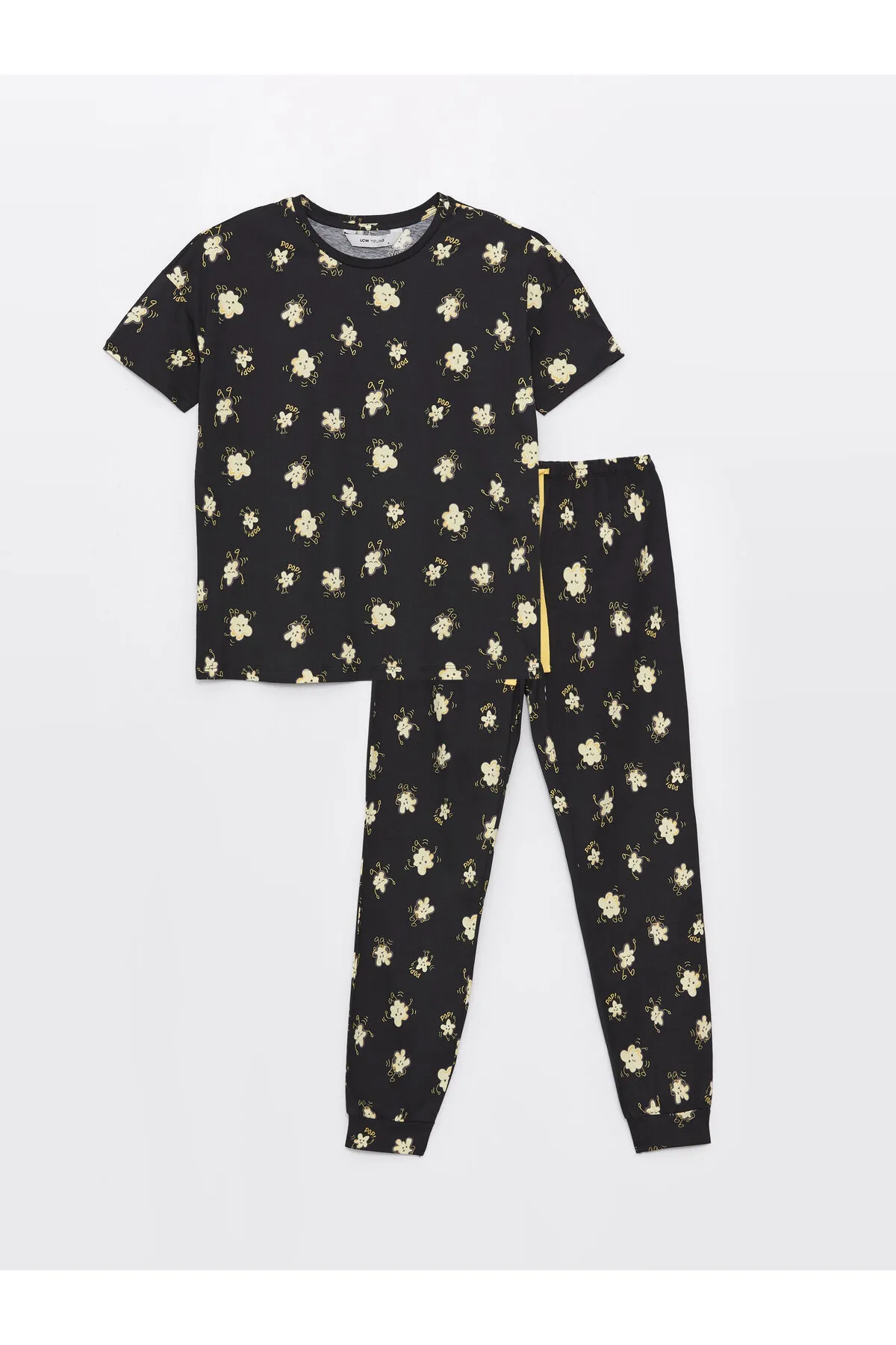 LC Waikiki  Pyjama set - Schwarz - Print