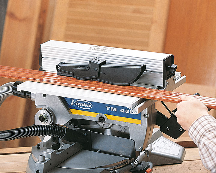 Scie à onglets Virutex 4300600 TM43L avec table supérieure 250 mm 1100 W