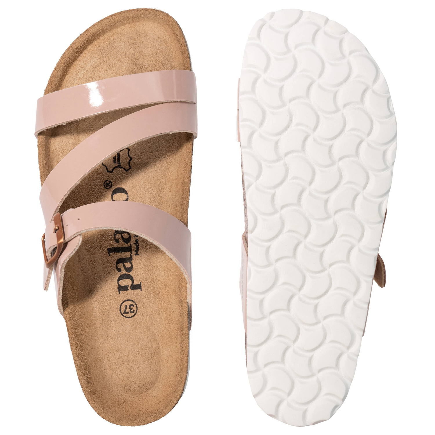 Palado Ikaria Lack, Pantoletten, Damen, Rosa