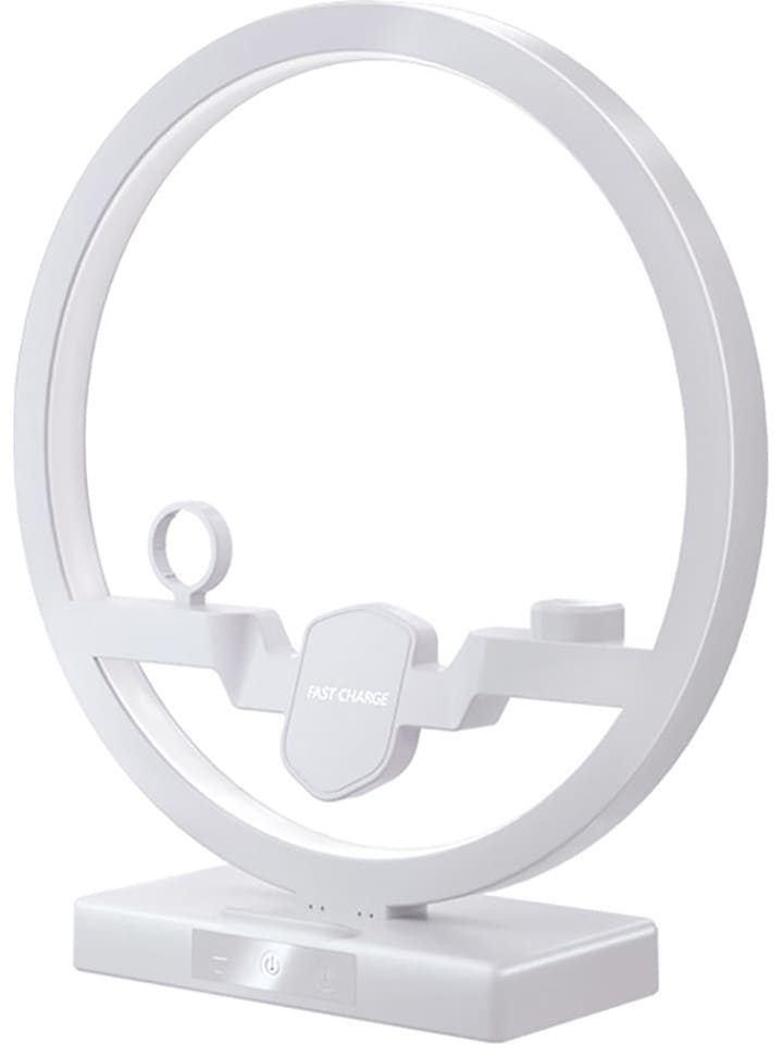 SmartCase LED-Tischleuchte mit Docking-Station in Weiß günstig kaufen onesize