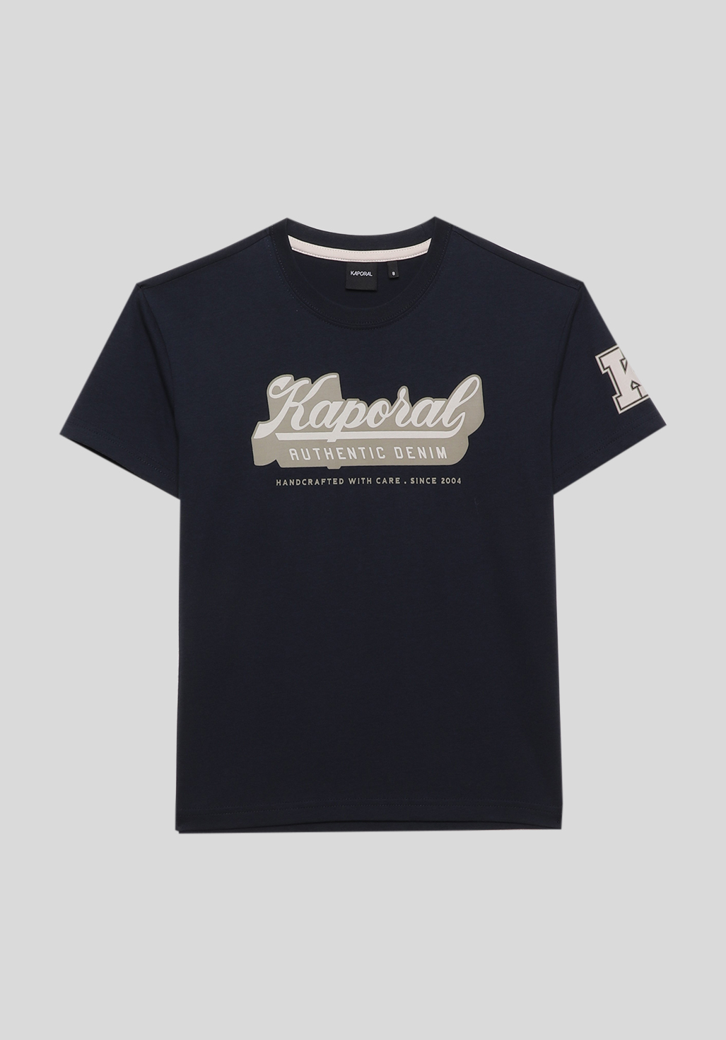 OVEN   T-shirt bleu Garçon 100% coton bio